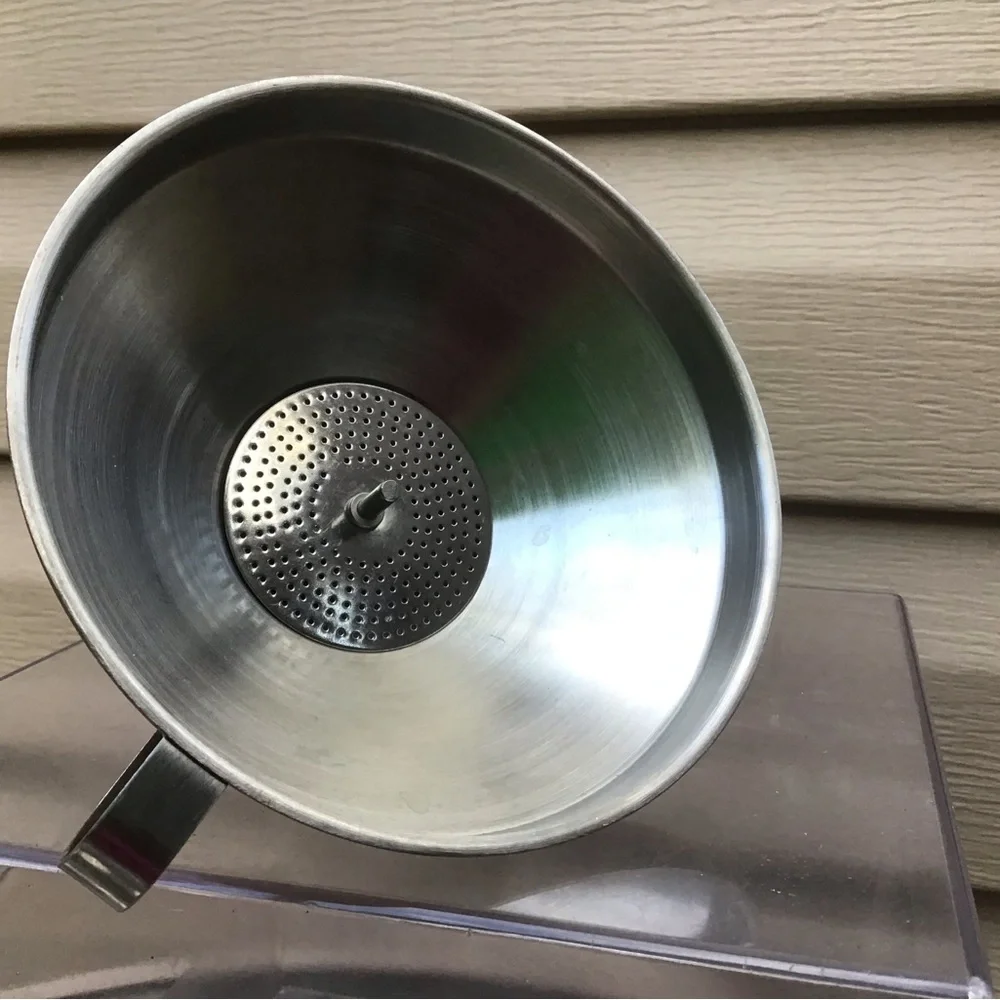 Kitchen Lot, Acrylic Recipe Box, Stainless Steel Funnel, Hand Strainer